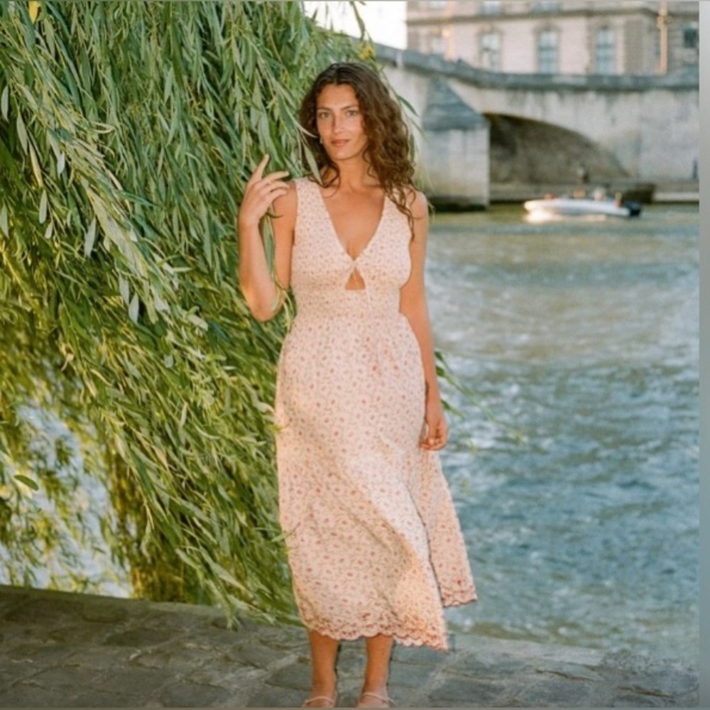 Christy Dawn Mika Dress in Summer Trellis - Picture 3 of 14